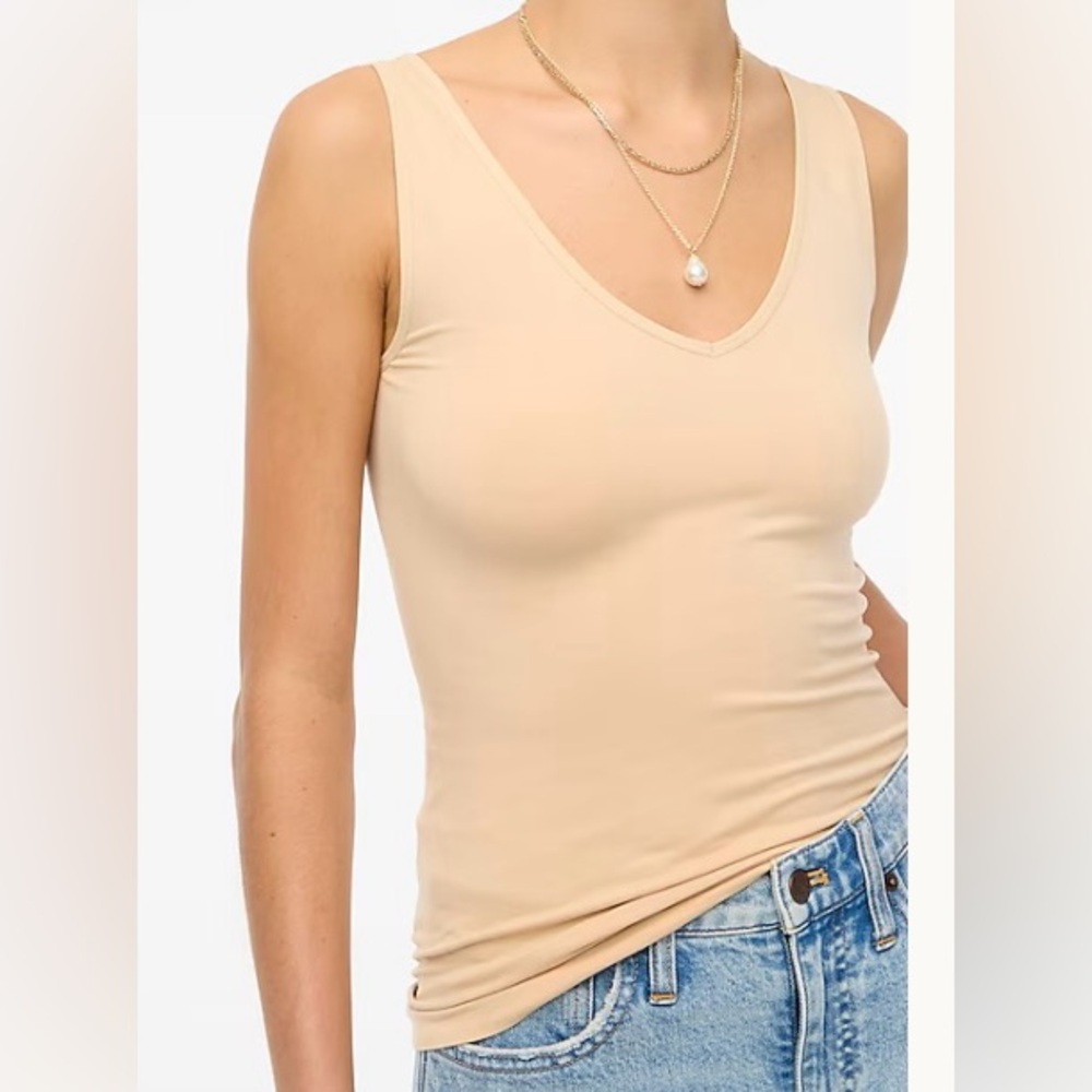 Cream Tank Top  Size XXL J.Crew Women’s Layering